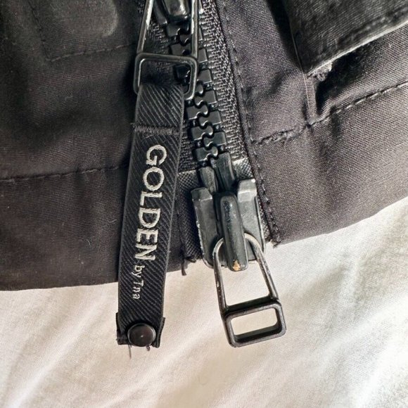 Aritzia Tna Womens Bancroft Parka Winter Coat Black Size M Warmest Goose Down - Picture 16 of 16